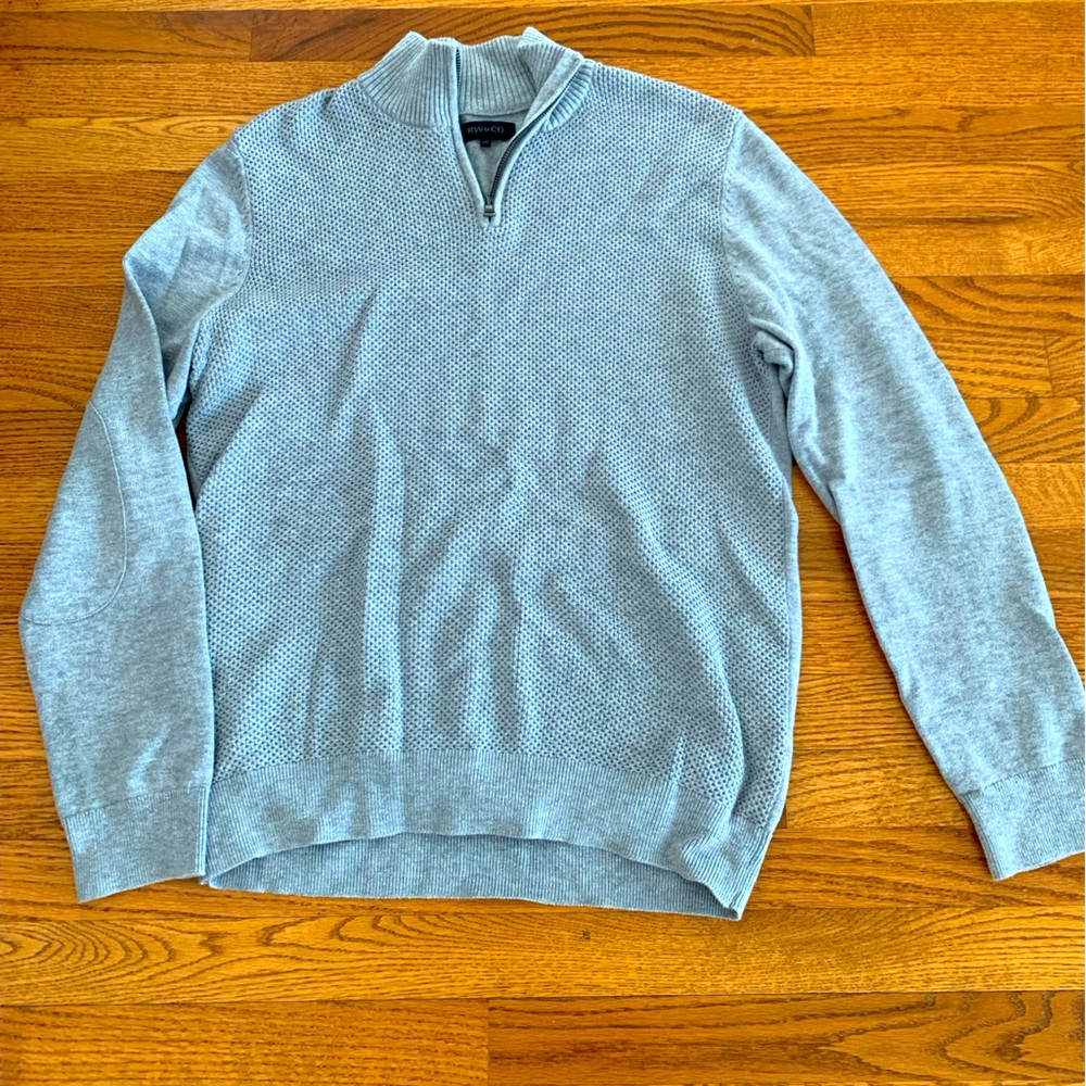 RW&Co men’s 1/4 zip sweater.